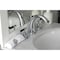 Kingston Brass KS2961CKL Widespread Bathroom Faucet with Brass Pop-Up, Polished Chrome KS2961CKL - alternate 3